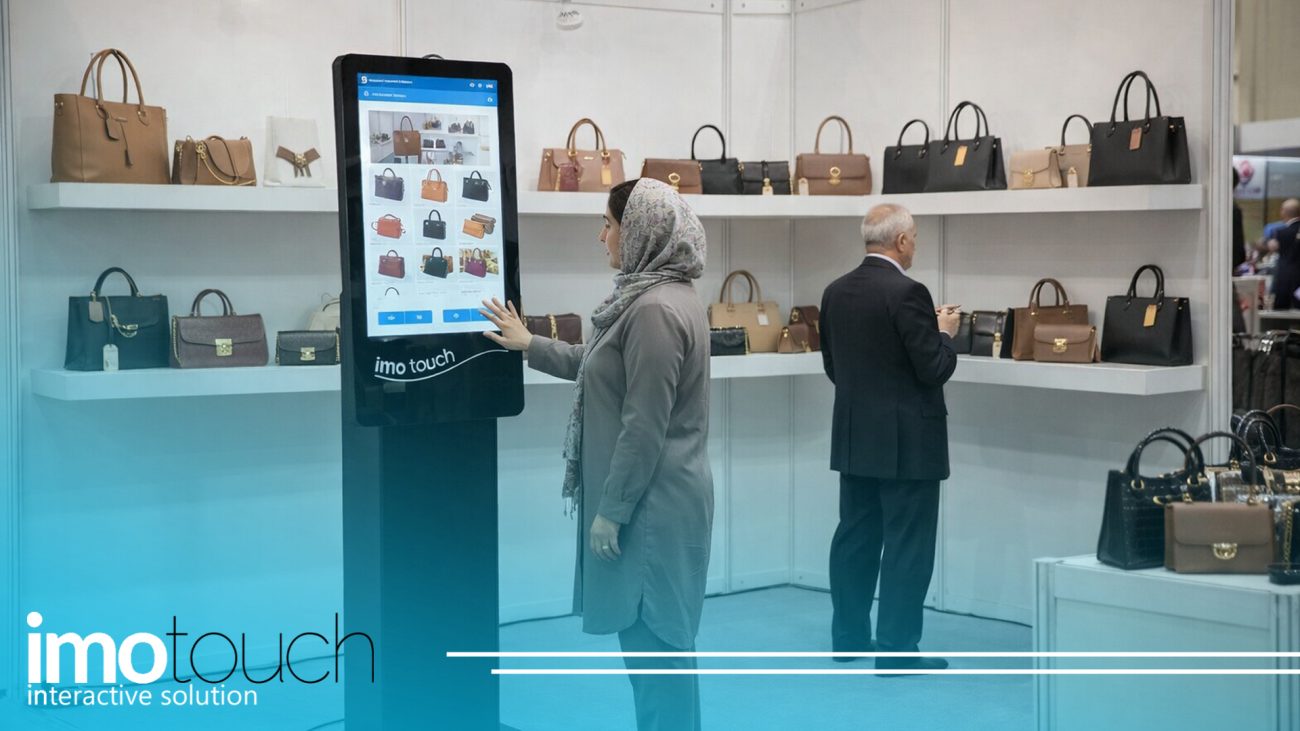 کاربردهای استند لمسی در غرفه های کوچک و بزرگ