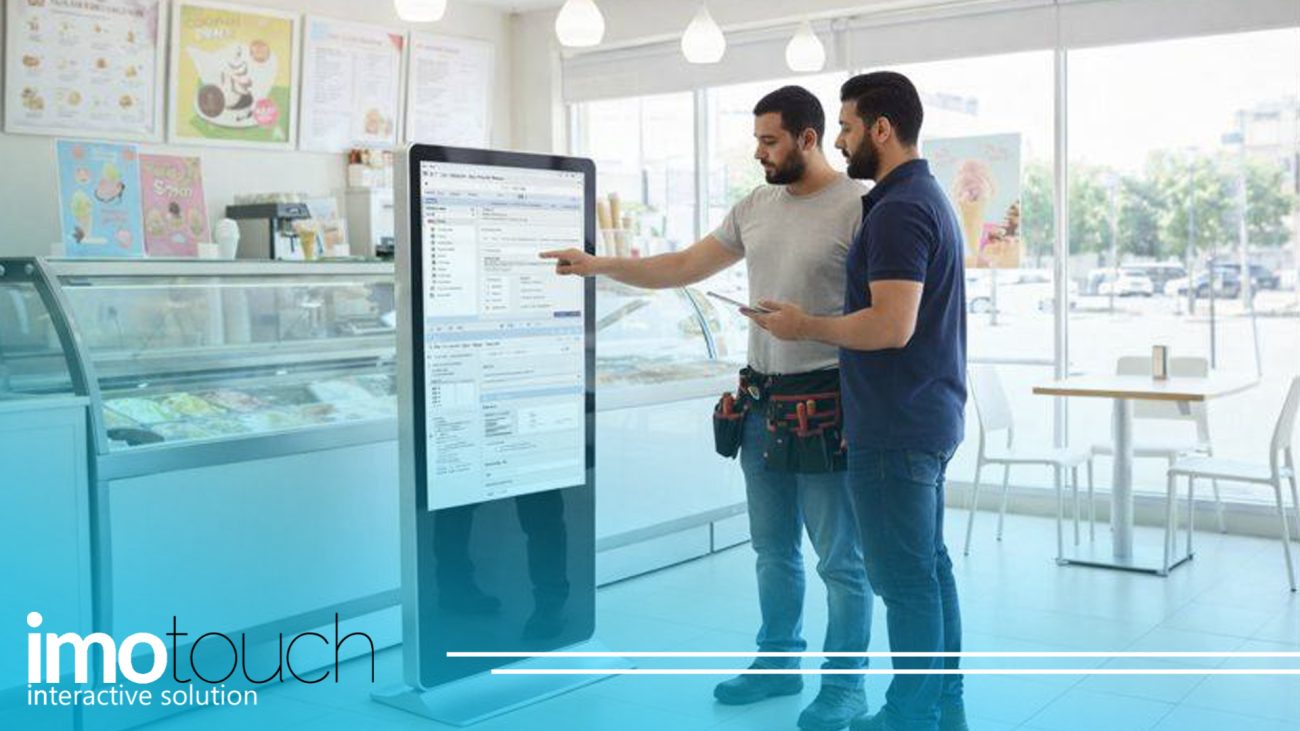 آموزش امنیت و نگهداری استندهای لمسی در محیط‌های پر تردد