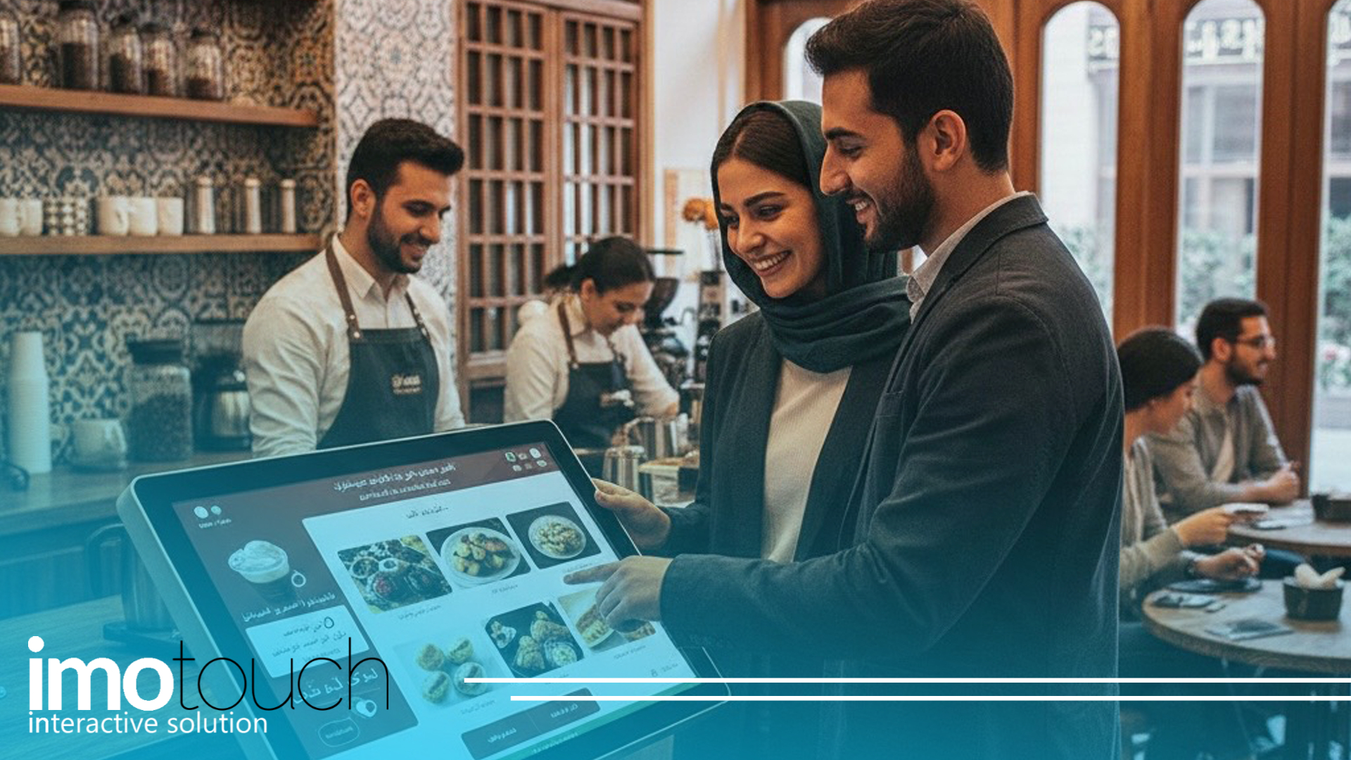چگونه استفاده از استند لمسی تجربه مشتری را در رستوران و کافی‌شاپ بهبود می‌دهد؟