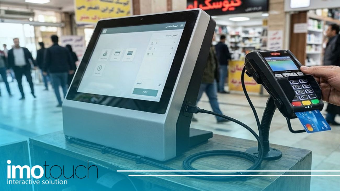 نحوه اتصال کیوسک لمسی به دستگاه کارت خوان